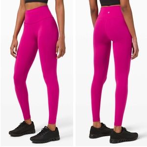Lululemon Athletica Wunder Train High-Rise Tight 28" in Ripened Raspberry